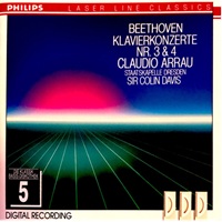 Philips Laser Line Classics : Arrau - Beethoven Concertos 3 & 4